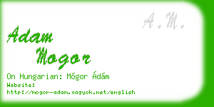 adam mogor business card